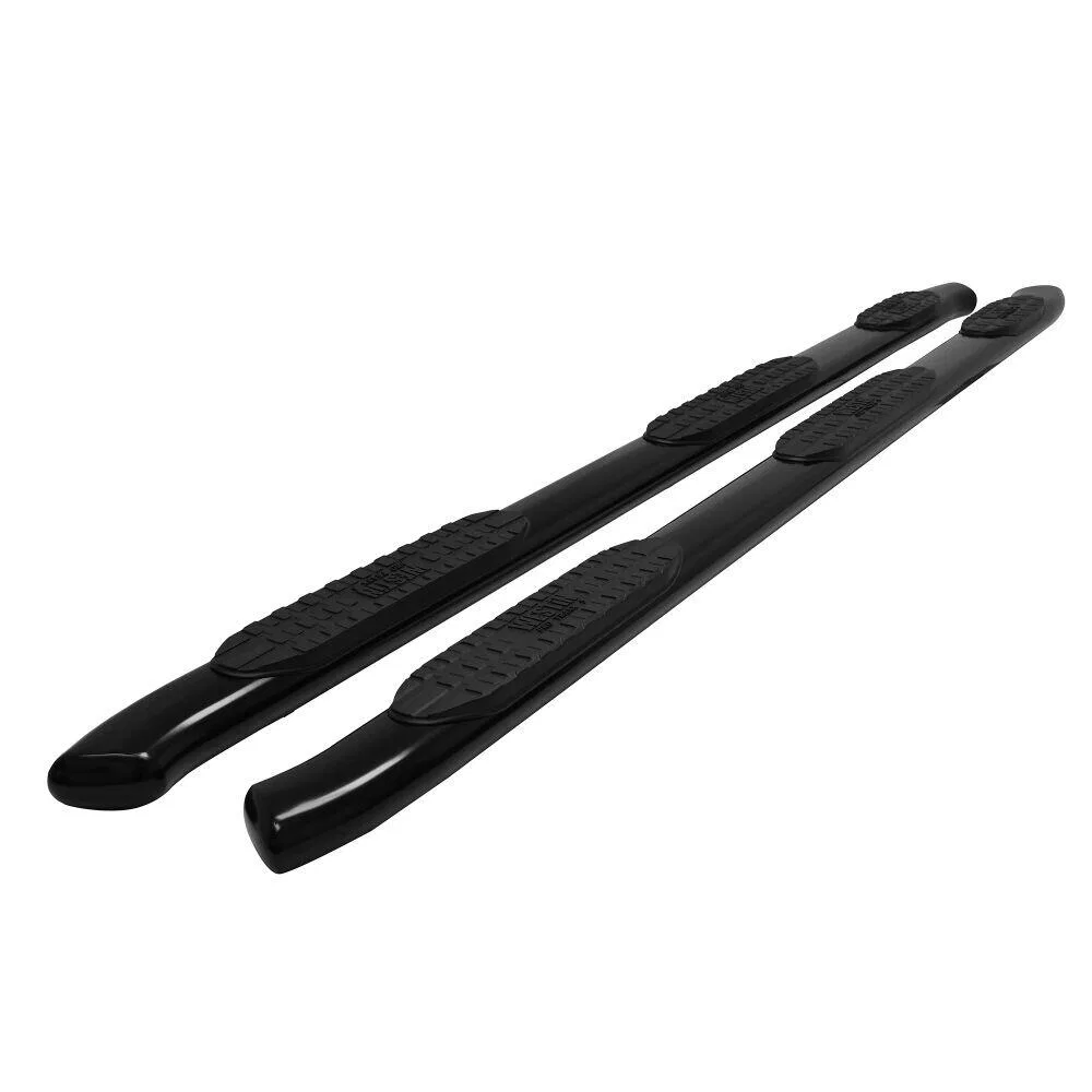21-534325 – WESTIN Nerf Bar - Truck Wheel To Wheel, With Step Pads With Bed Step 5 Inch Oval Bent Powder Coated Black...